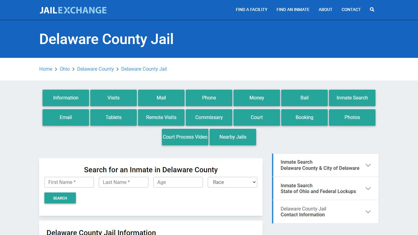 Delaware County Jail Roster Lookup, OH, Inmate Search