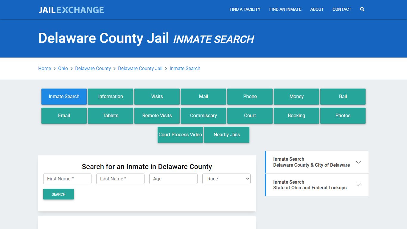 Delaware County Jail, OH Inmate Search: Roster & Mugshots